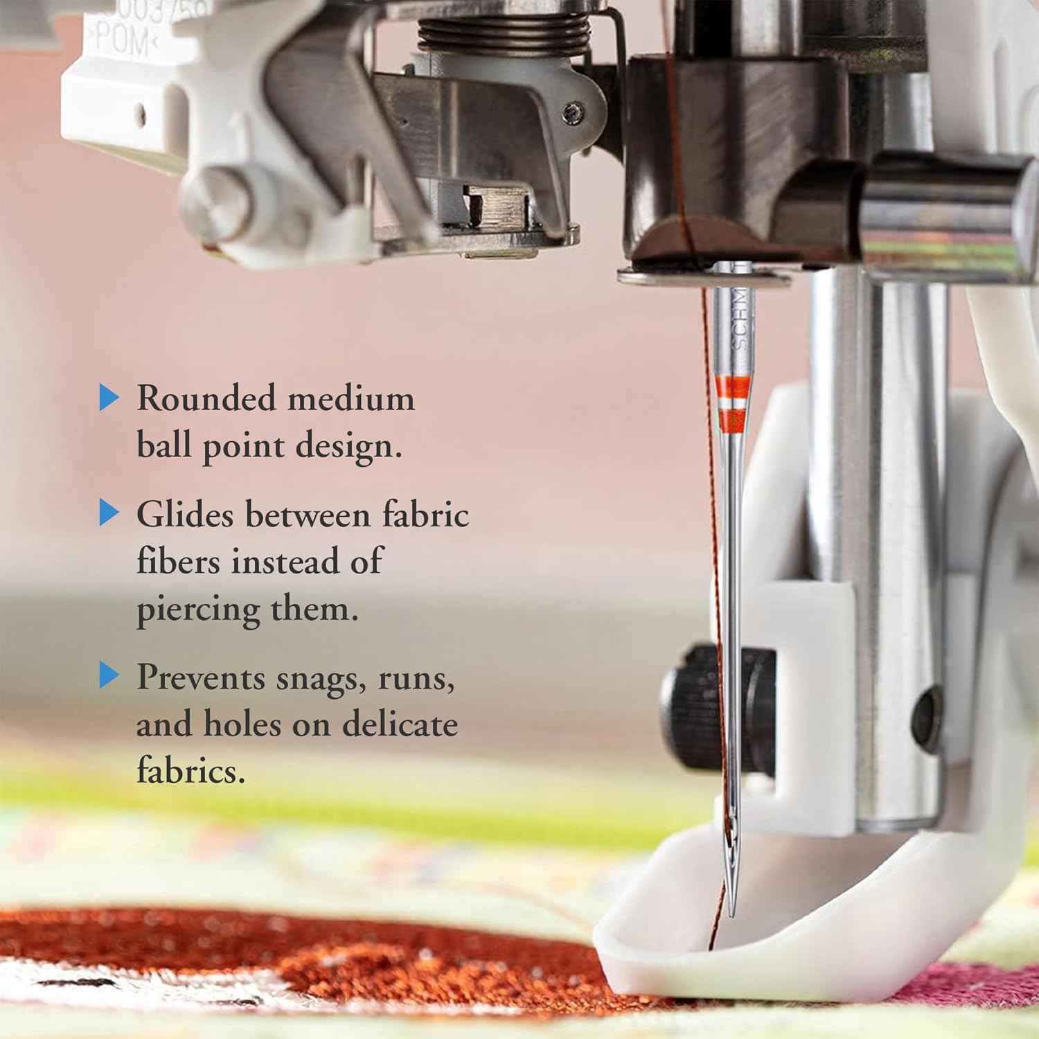 SCHMETZ Jersey Ball Point Sewing Machine Needles – Stretch Knit & Universal Supplies, Size 80/12, Box of 100 - Image 3