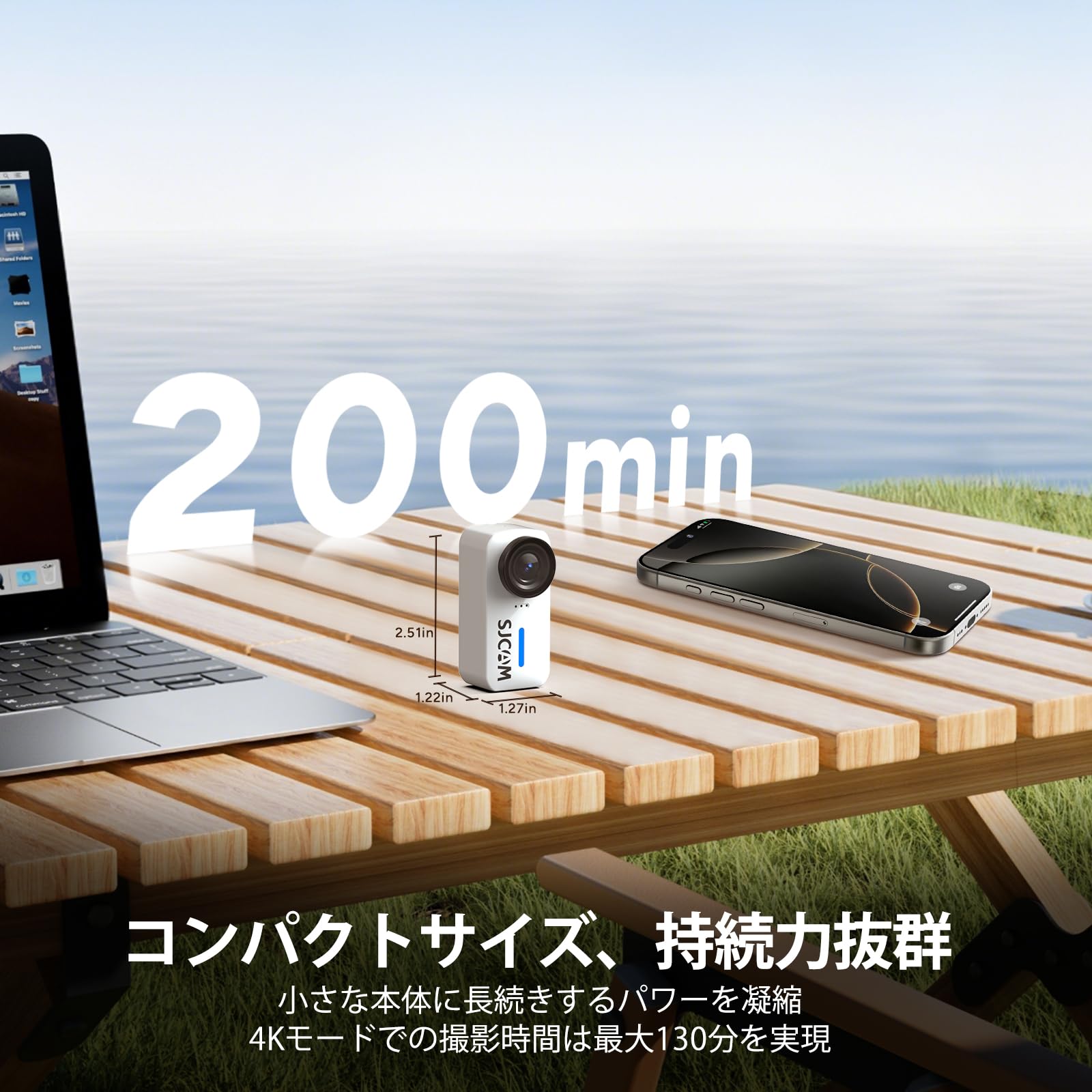 Amazon | SJCAM C110 ボディカメラ｜4K 200分｜手ぶれ補正｜超小型