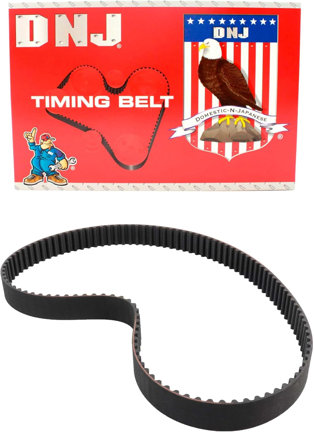DNJ TB149 Timing Belt for 1995-2005 Chrysler, Dodge, Plymouth Breeze, Cirrus, Neon 2.0L L4 16V SOHC 1996cc