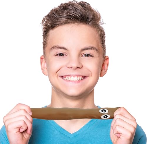 Miniatura 6 de Paquete de 4 juguetes sensoriales elásticos con ojos falsos para aliviar el estrés y la ansiedad para adultos y adolescentes, regalos de fiesta de