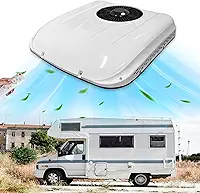 Ar condicionado de caminhão 12V 6500 BTU universal para unidade CA de telhado de trailer, unidade de A/C silenciosa, resfriamento rápido para caminhão leve, reboque, barco, motorhome, trator, caravana
