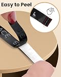 Compatible with Dymo Embossing Label Maker Organizer12965 12966 Office Mate II, 3/8 Inch X 9.8 Feet, (White on Black/Sliver/Gold/Clear/Champagne), Label Maker Refills, 5-Pack