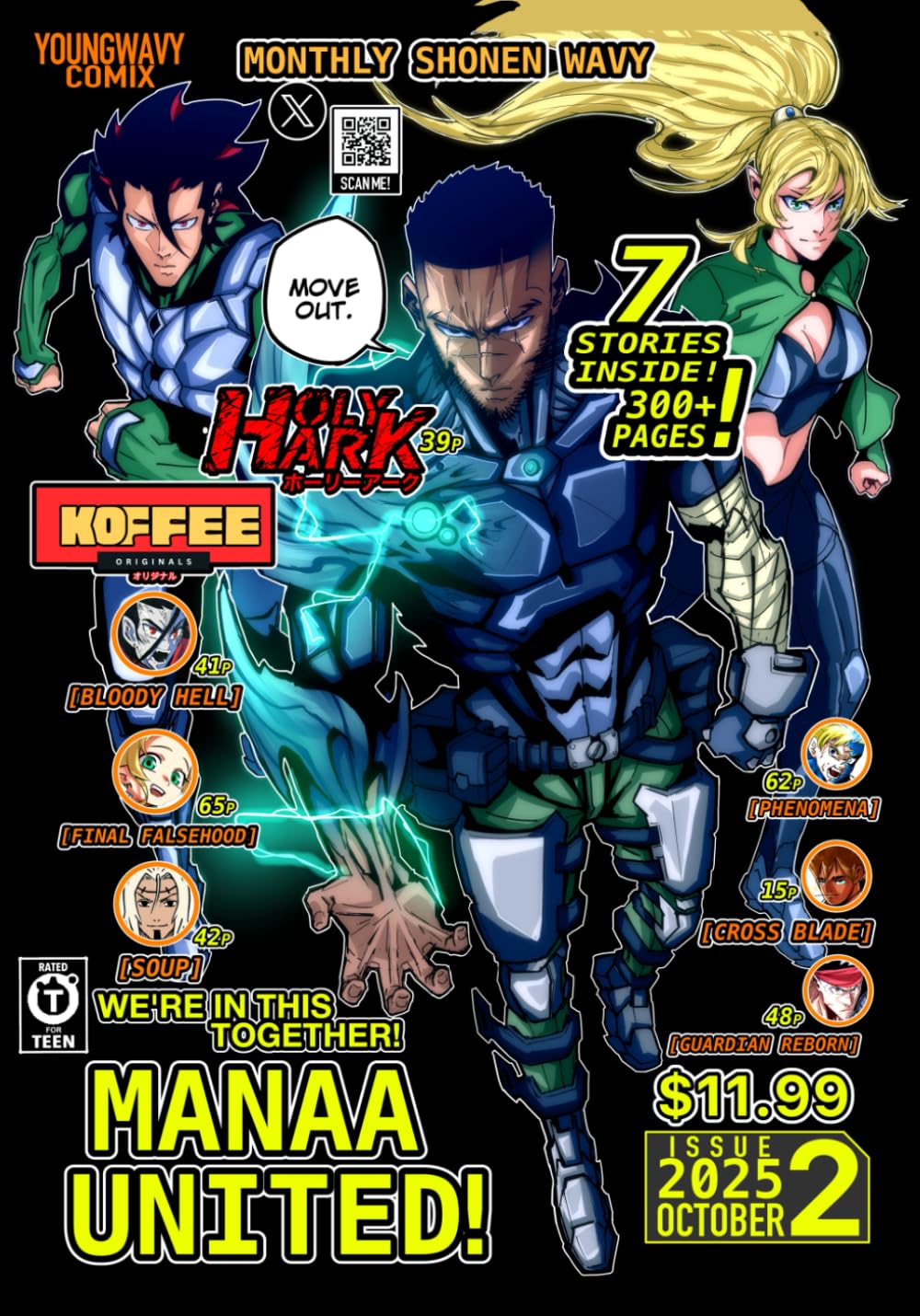 AMERICAN MANGA MAGAZINE: MONTHLY SHONEN WAVY [ ISSUE 2] (MONTHLY SHONEN WAVY MAGAZINE)