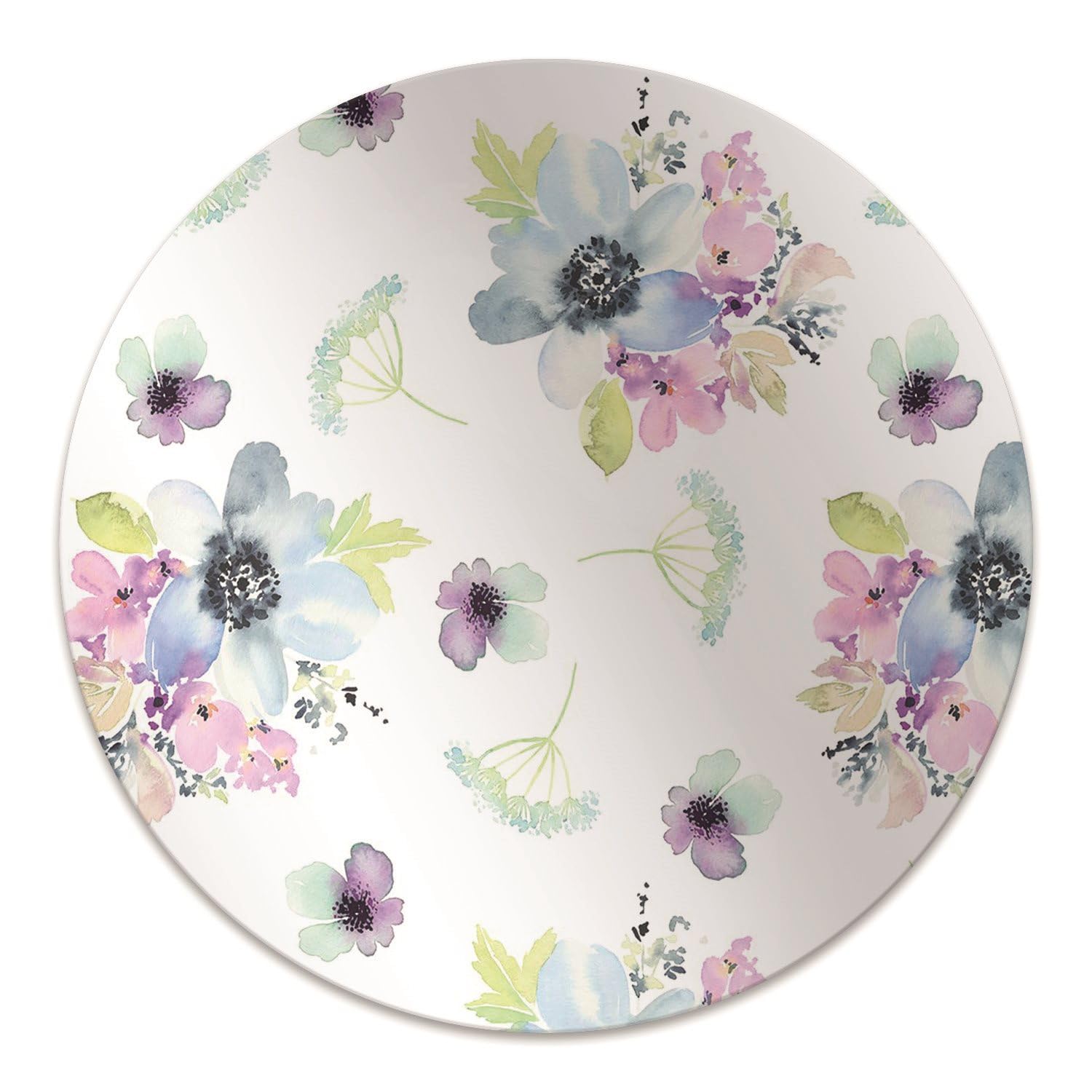 Protège-sol pour bureau à la maison motif fleurs de lilas en PVC