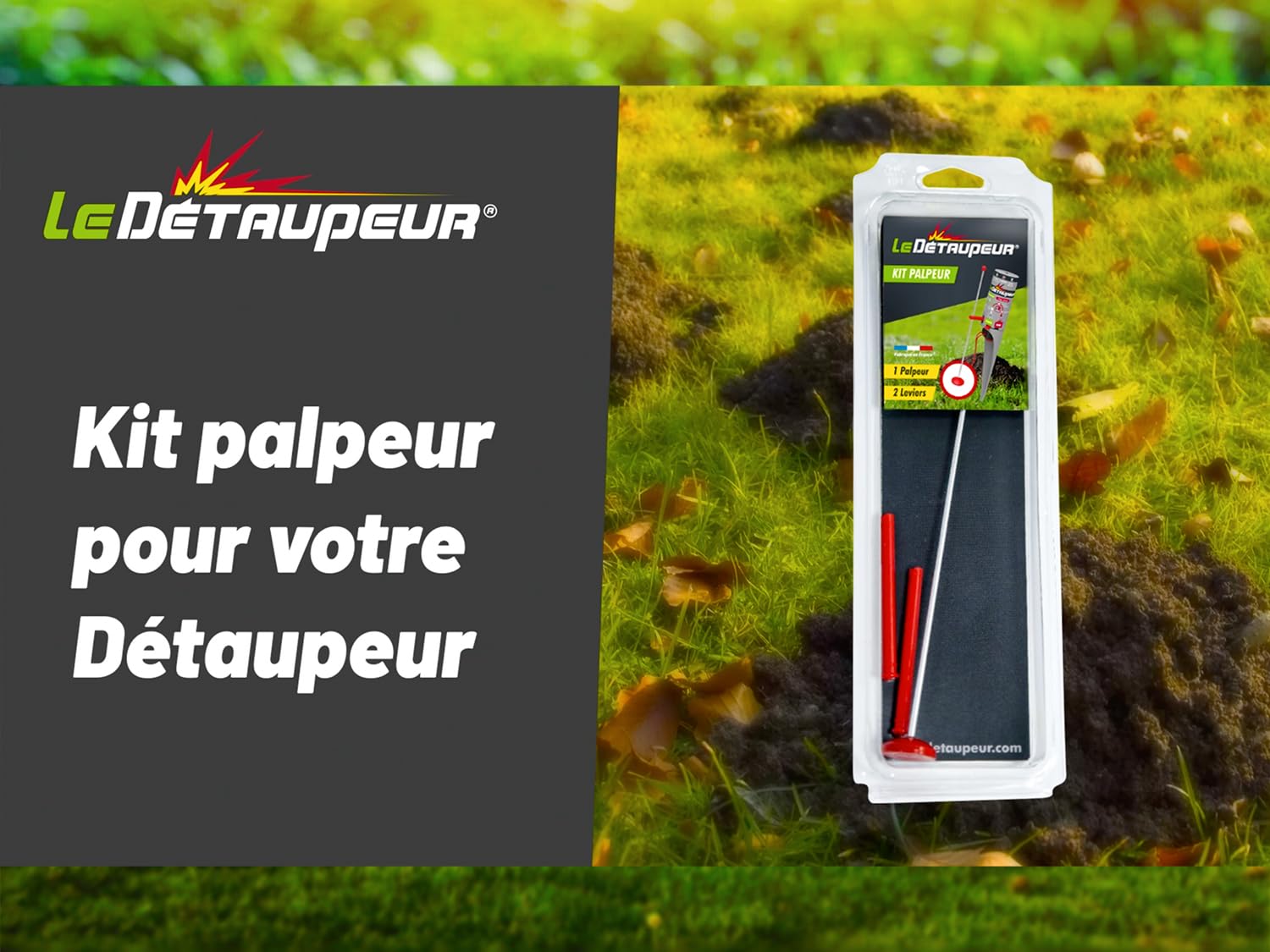 Le Detaupeur - 16 Recharges Pétards Pour Piège Anti-Taupes - Efficaces, Étanches, Puissantes - Compatibles Uniquement Avec Le Kit Complet DETAUPEUR