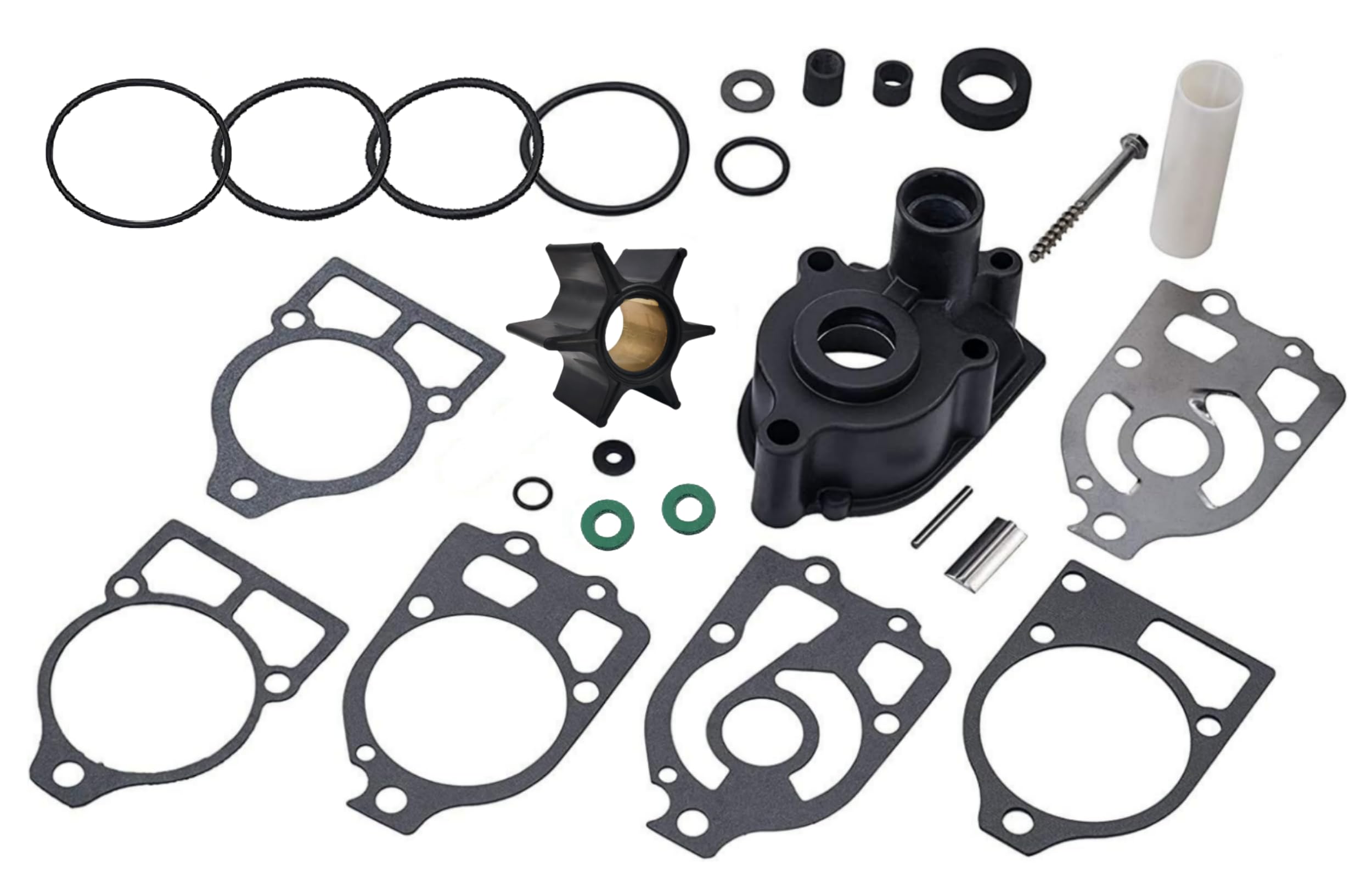 UanofCn 96148A8 Water Pump Kit for Mercury Mariner Outboard Motors and MerCruiser Alpha one Gen 1 Stern Drives 46-96148Q8 96148A5