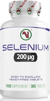 *إطلاق جديد* | أقراص Nutriodol Selenium 200 g L-Selenomethionine 365 النباتية الدقيقة | التوافر البيولوجي العالي | يساهم في الحفاظ على الشعر والأظافر والجهاز المناعي الطبيعي.
