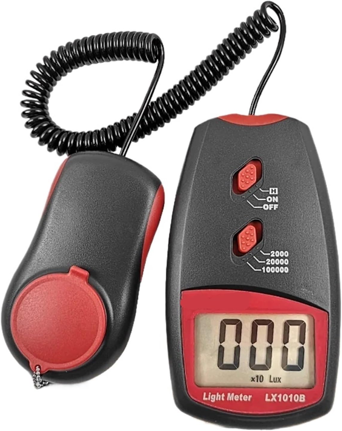 Light Meter, LX1010B Illuminometer 3 Range Digital LCD 50,000 Lux Meter Photometer Luxmeter Light,Light Meter Photography