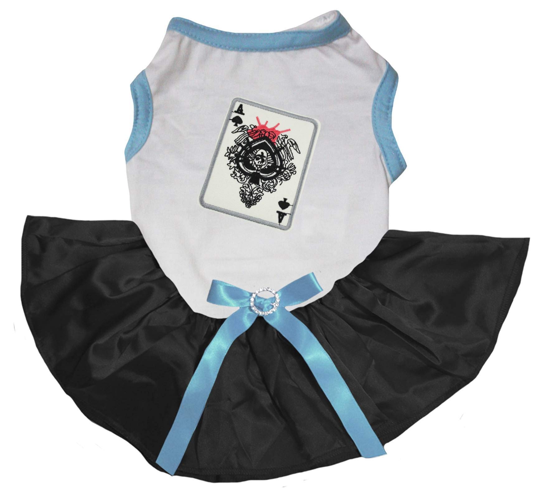 Spades ace poker card robe pour éviter les frottements sur le pelage du chiot