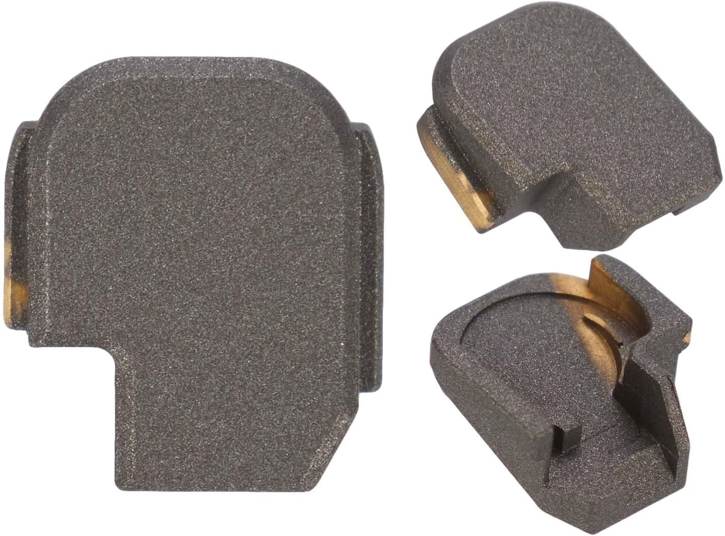 NDZ Performance Slide Cover Back Plate for Sig P365, P365 X, XL, SAS, Macro, AXG, .380 – Brass, Cerakote Finish – Custom Laser Engraved Option