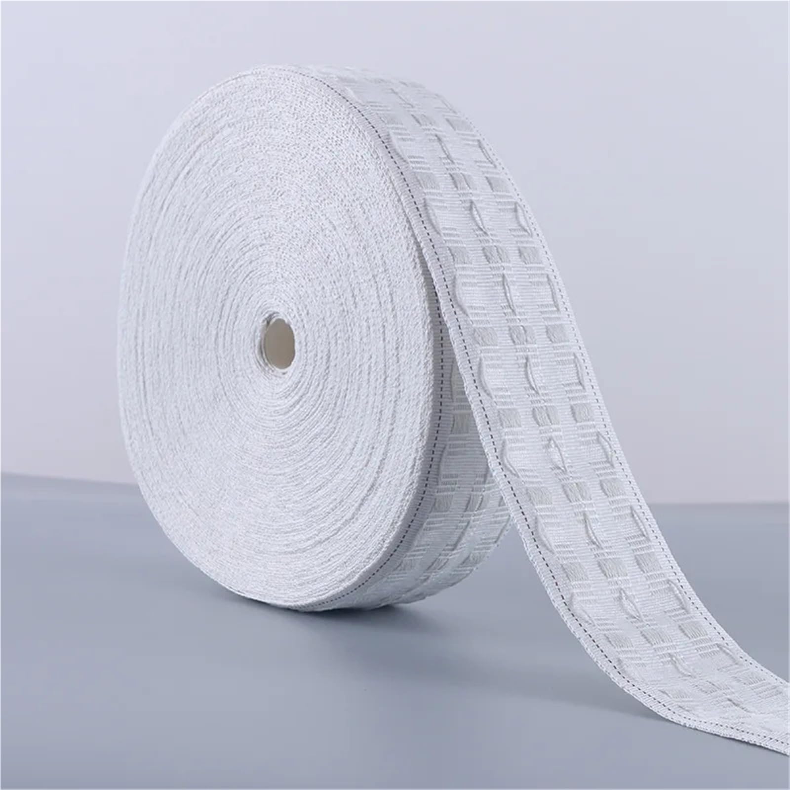 Rufflette pour Rideaux Tirer Le Ruban plissé 10 mètres Accessoires de Rideaux tête oeillet Anneau supérieur Bande Oeillets Crayon pli Crochet Couverture(Grommet Top Tape,20 m)