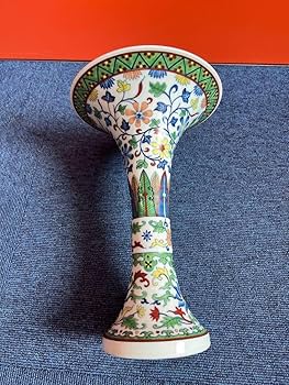 1124 中国　骨董　大明永楽年製　彩色花草文　花瓶　工芸品　時代物 1124 中国 骨董 大明永楽年製 彩色花草文 花瓶 工芸品 時代物