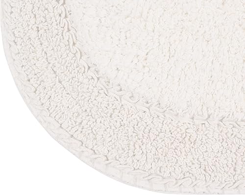 Miniatura 4 de Home Weavers Double Ruffle Collection - Juego de alfombras de baño 100 % algodón, lavables, extrasuaves y absorbentes, tapete de cocina, tapete de