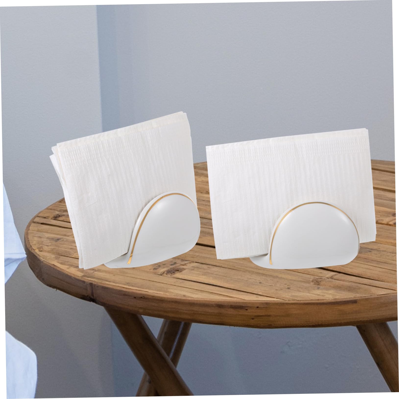 Ciieeo Distributeur De Serviettes en Papier Polyvalent 4 Pièces Peu Encombrant en Céramique
