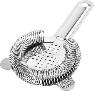 2Pcs Cocktail Strainer Colador para Bar de Acero Inoxidable Colador de Cóctel para Camareros y Mixólogos para Cóctel para Bar Restaurante Casa