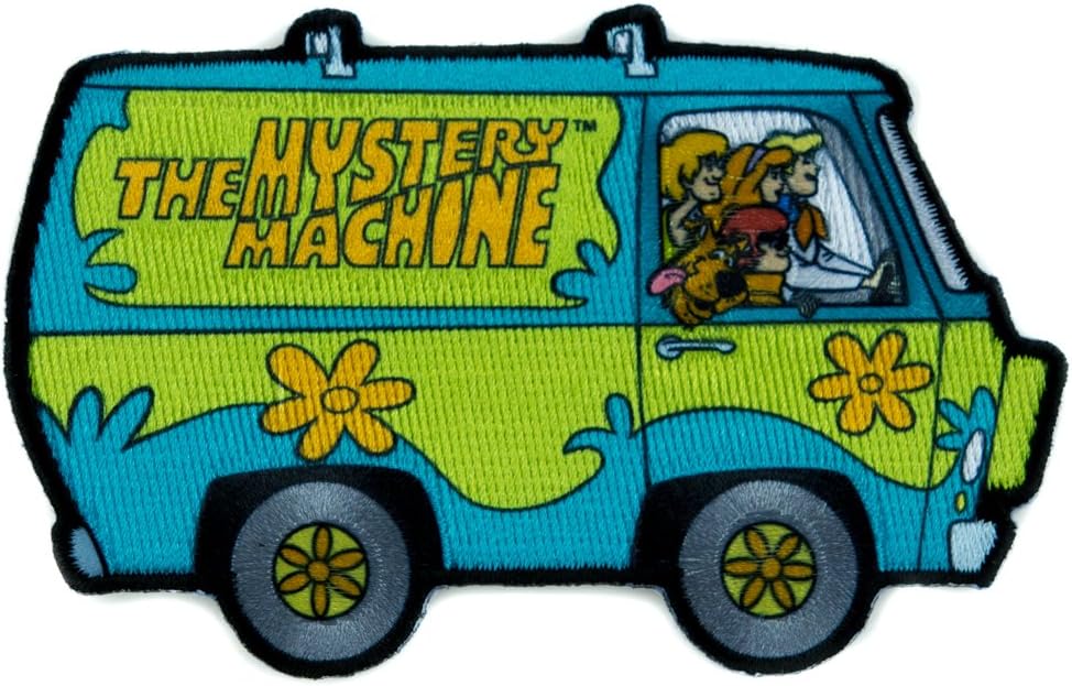 Scooby-Doo Mystery Machine Patch Iron on Applique Hanna Barbera Alternative Clothing