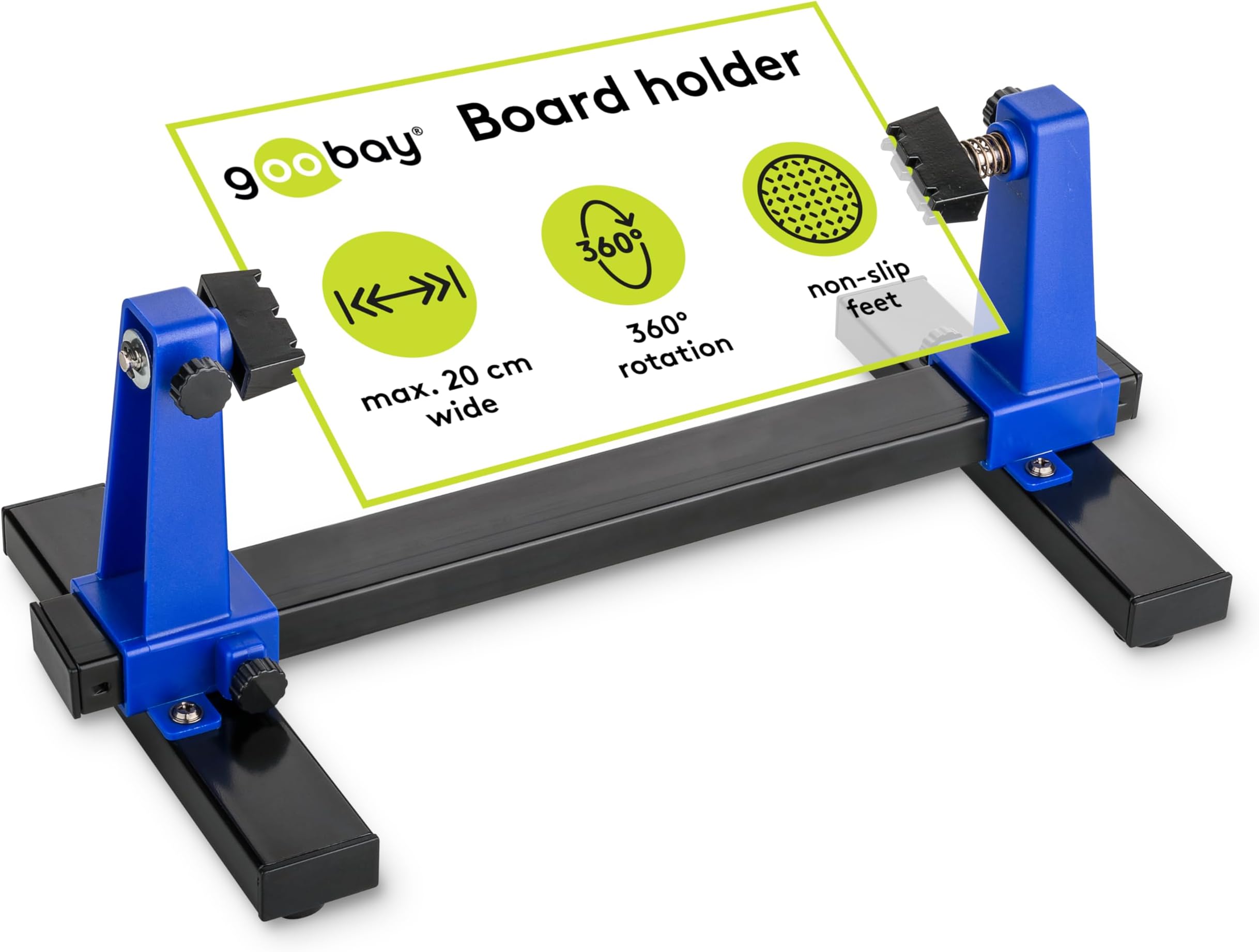 Fixpoint 51220 Circuit Board Holder, Blue/Black