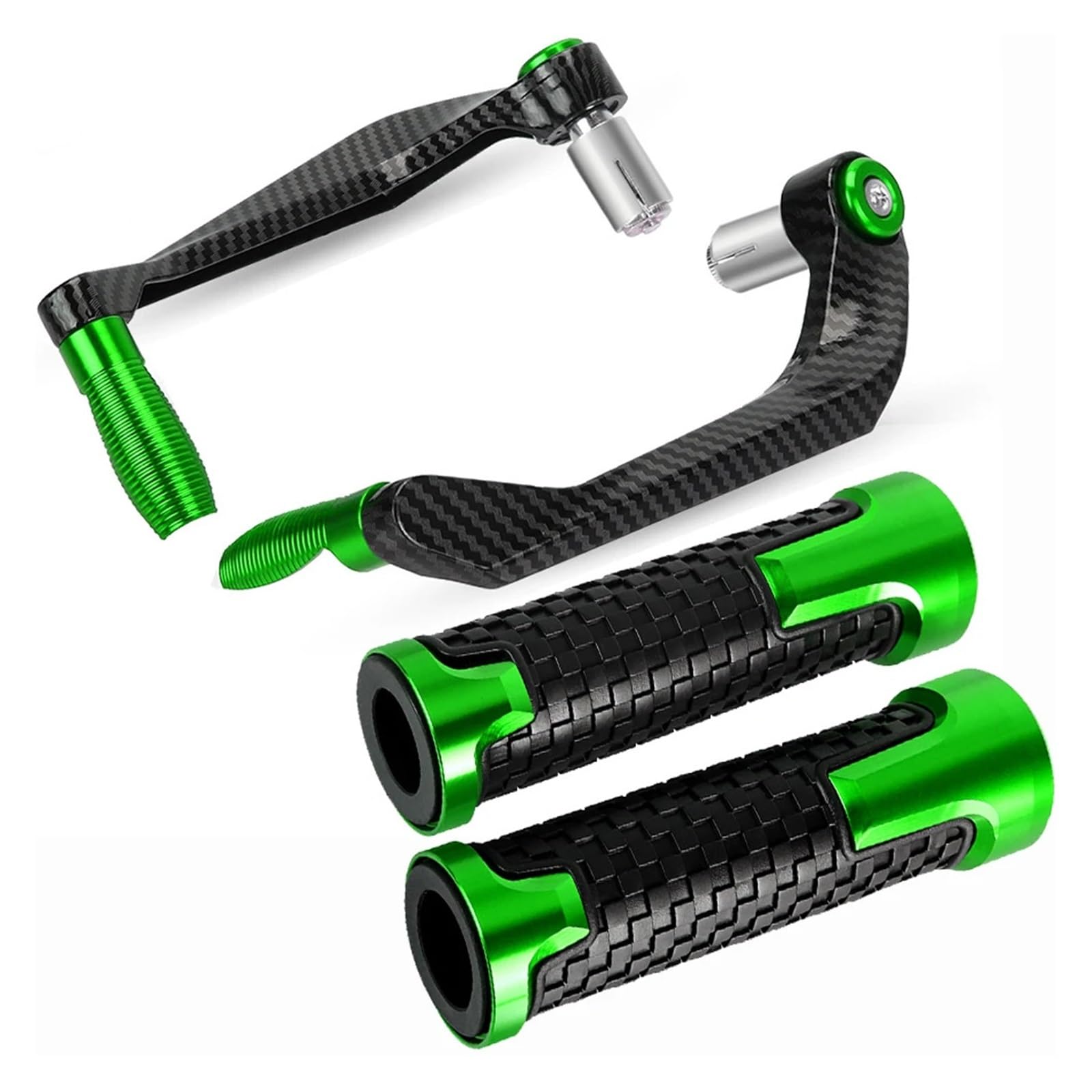 Lbcsrmh A Set Green Motorcycle Brake Clutch Lever Protector Motorcycle Accessories Handlebar Grips Guard Brake Clutch Lever Handguard Protector For Ni&Nja Zx-6R Zx6r Zx636r Zx6rr