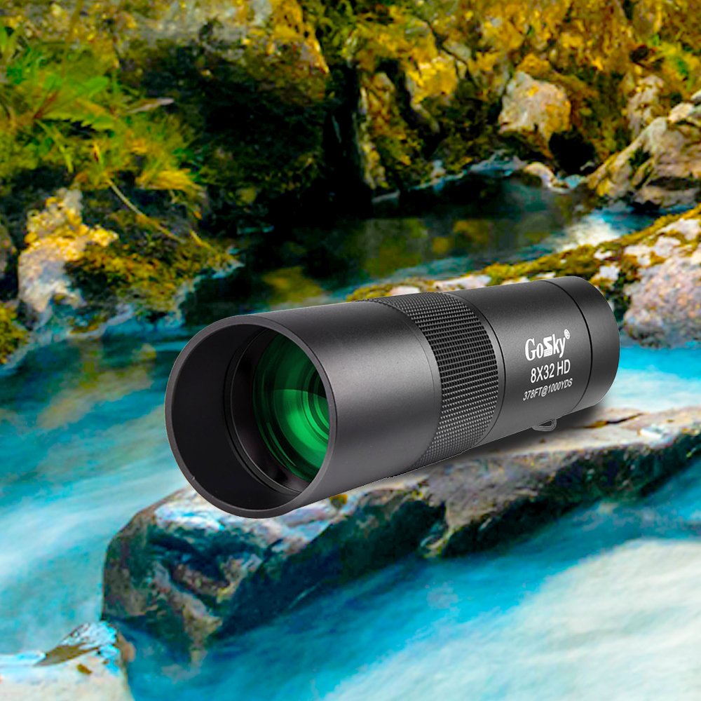 Télescope Monoculaire HD 8X, Monoculaires Compacts Haute Puissance Pour