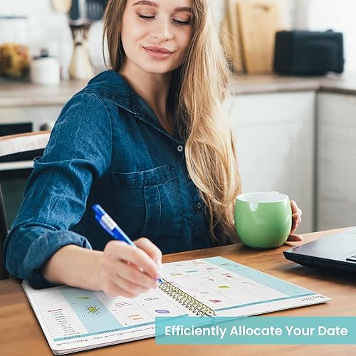 Miniatura 4 de Agenda mensual 2024-2025, calendario 2024, planificador de 18 meses, julio de 2024 a diciembre de 2025, 7.4 x 9.6 pulgadas, agenda 2024 con espiral,