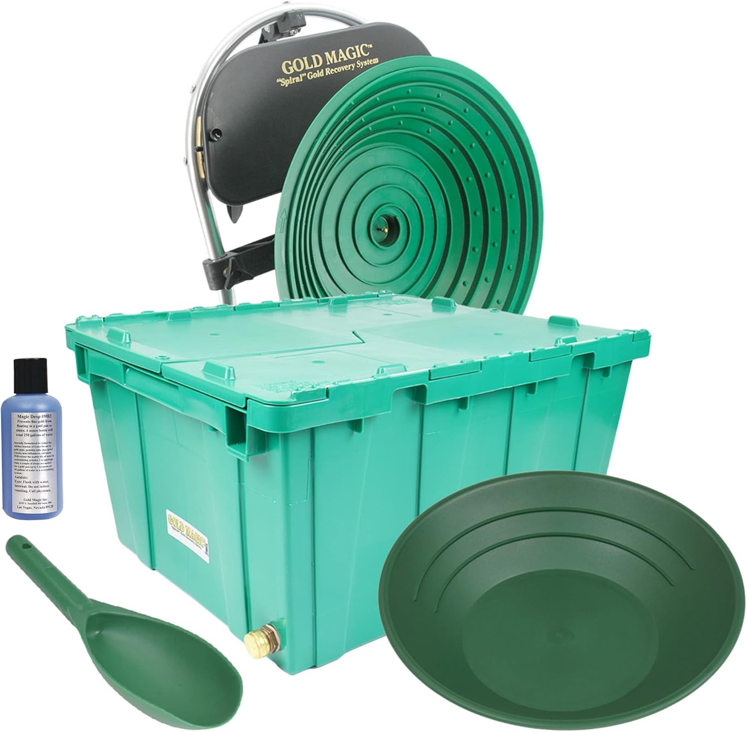 Amazon.com: Gold Magic 12E Spiral Gold Panning Machine Kit Prospecting ...