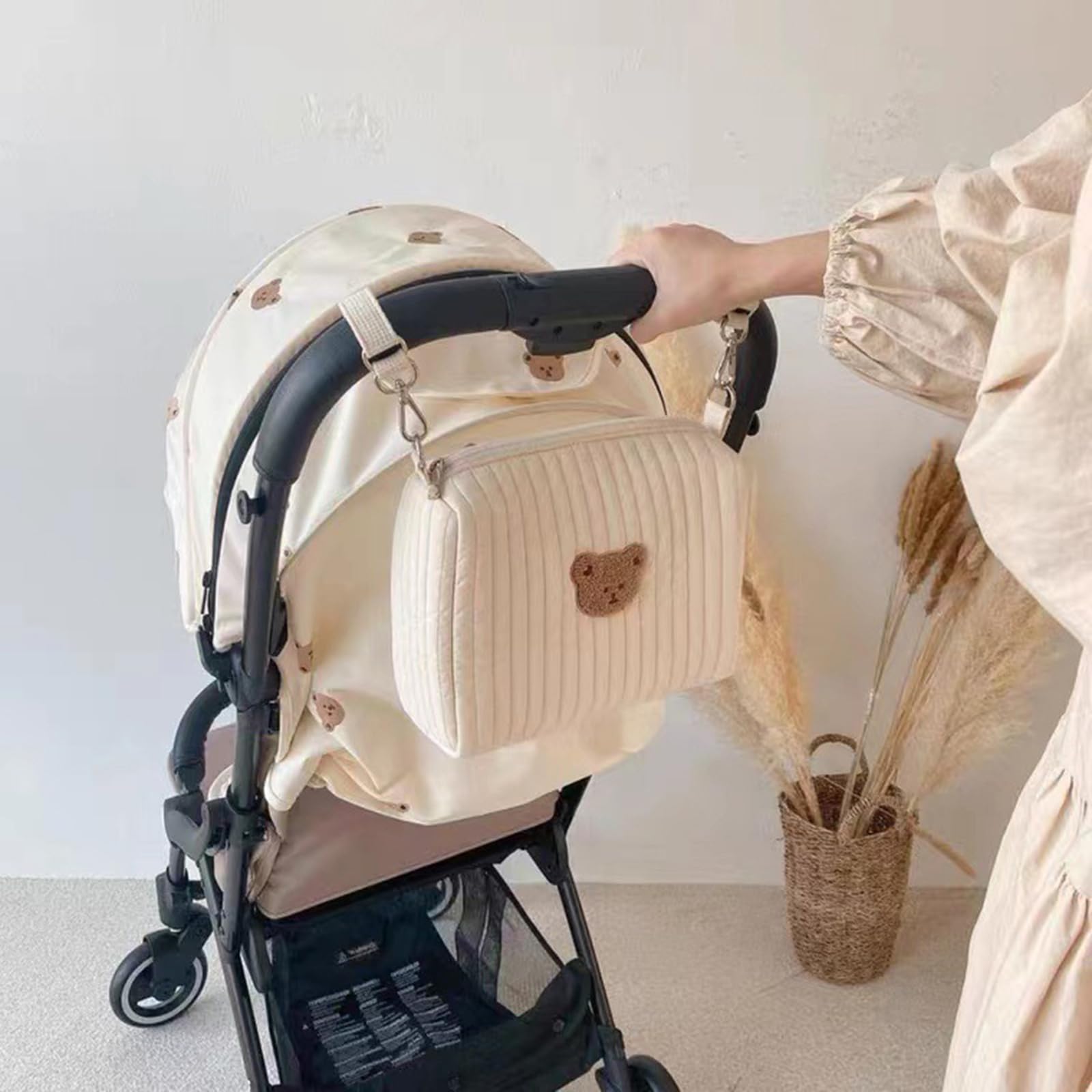 Borsa Parto Ospedale Mamma e Zaino Fasciatoio, Leggero Borsone da Viaggio per Neonato