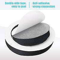 Vista 3 de Hoedia Potenciador de altavoz de espuma de 6.5 pulgadas, anillos rápidos de altavoz autoadhesivo, kit universal de bloqueo de graves de esponja