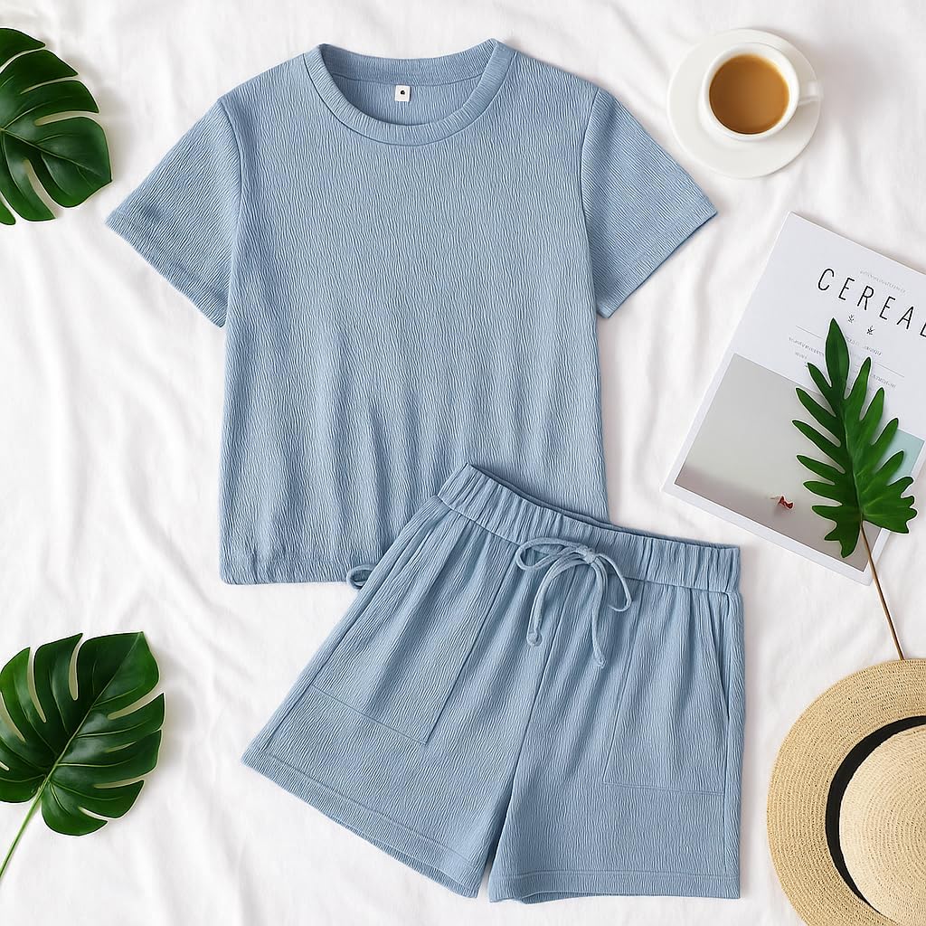 Girls 2 Piece Outfits Girl Summer Clothes Kids Sport T Shirts and Shorts girls' Clothing Sets 5-14 Years - Image 7