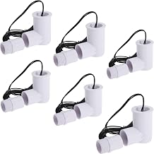 SS2 Float Switch L-Shape with 3/4 Inch Adaptor and 6Ft Wire Water Float Switch for HVAC Drain Pan Condensate Outlet 6Pcs