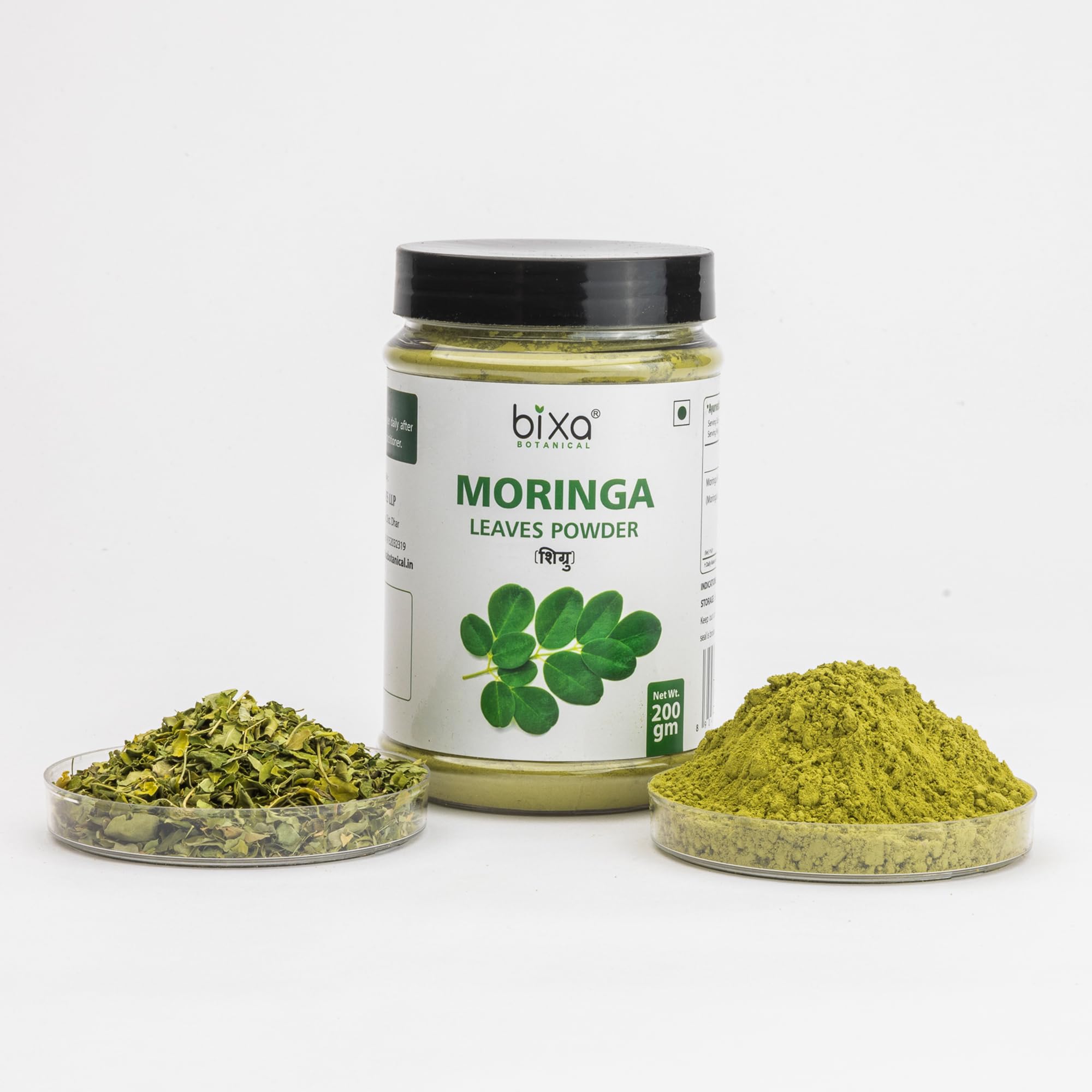 Bixa Botanical Moringa Powder (Moringa Oleifera) - 200 Gm | Bone & Joint Pain Care | Immunity Booster | Multi Vitamin Raw Superfood | Supports Digestion & Blood Circulation Pack of 1 - Image 2 thumbnail
