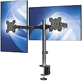 VIVO Dual Monitor Desk Mount, Holds 2 Computer...