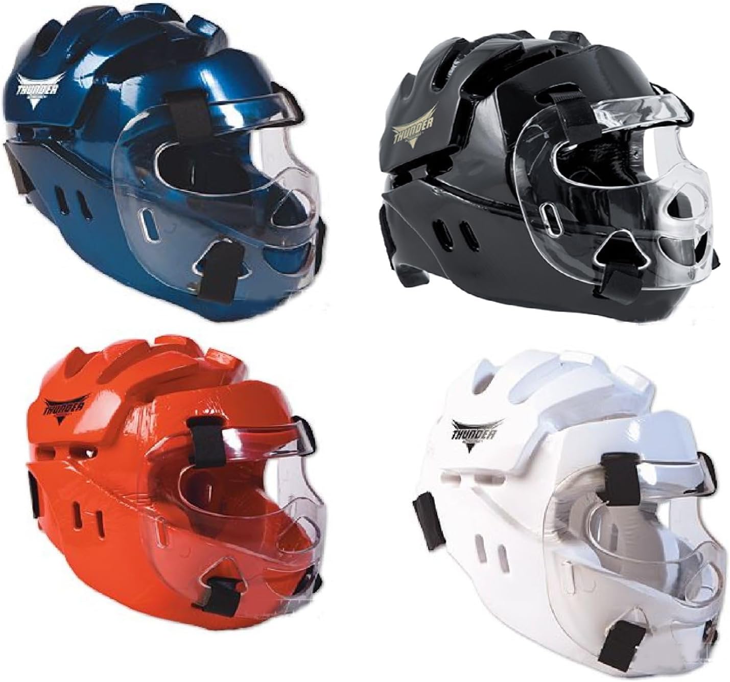 Karate Sparring Full Head Gear with face Shield