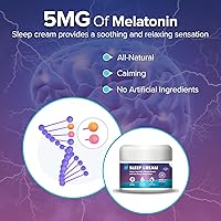 Vista 7 de Crema para dormir de PMT, ayuda natural para dormir regula los patrones de sueño para conciliar el sueño más rápido, utiliza ingredientes naturales