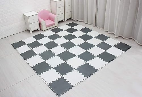 Miniatura 6 de meiqicool Tapete de juego de espuma gruesa y suave EVA entrelazada para niños, yoga, ejercicio, multirompecabezas, tabla de bloqueo, tapete de juego