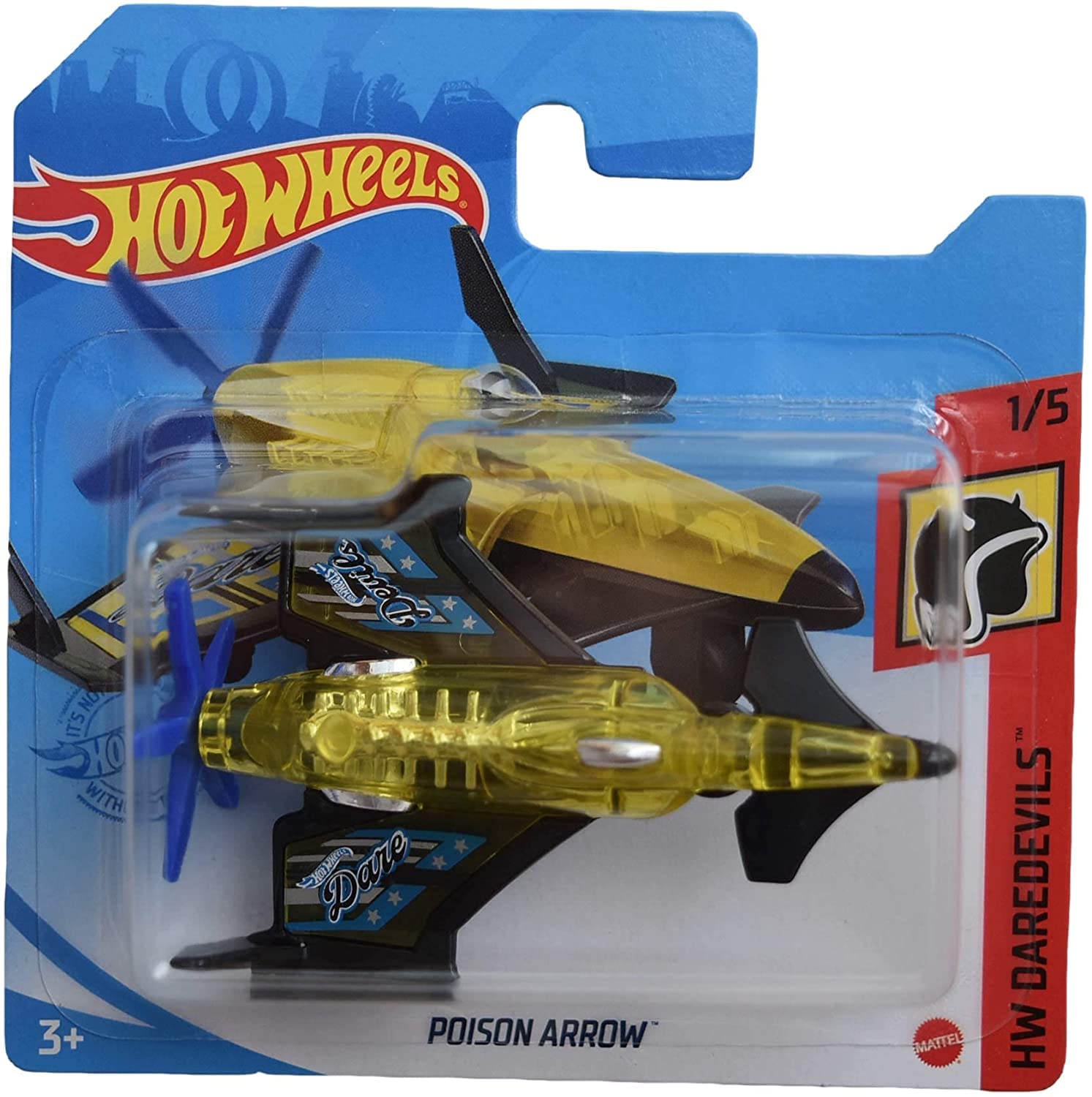 Amazon.com: Hot Wheels Poison Arrow, [Black] Daredevils 1/5 Short