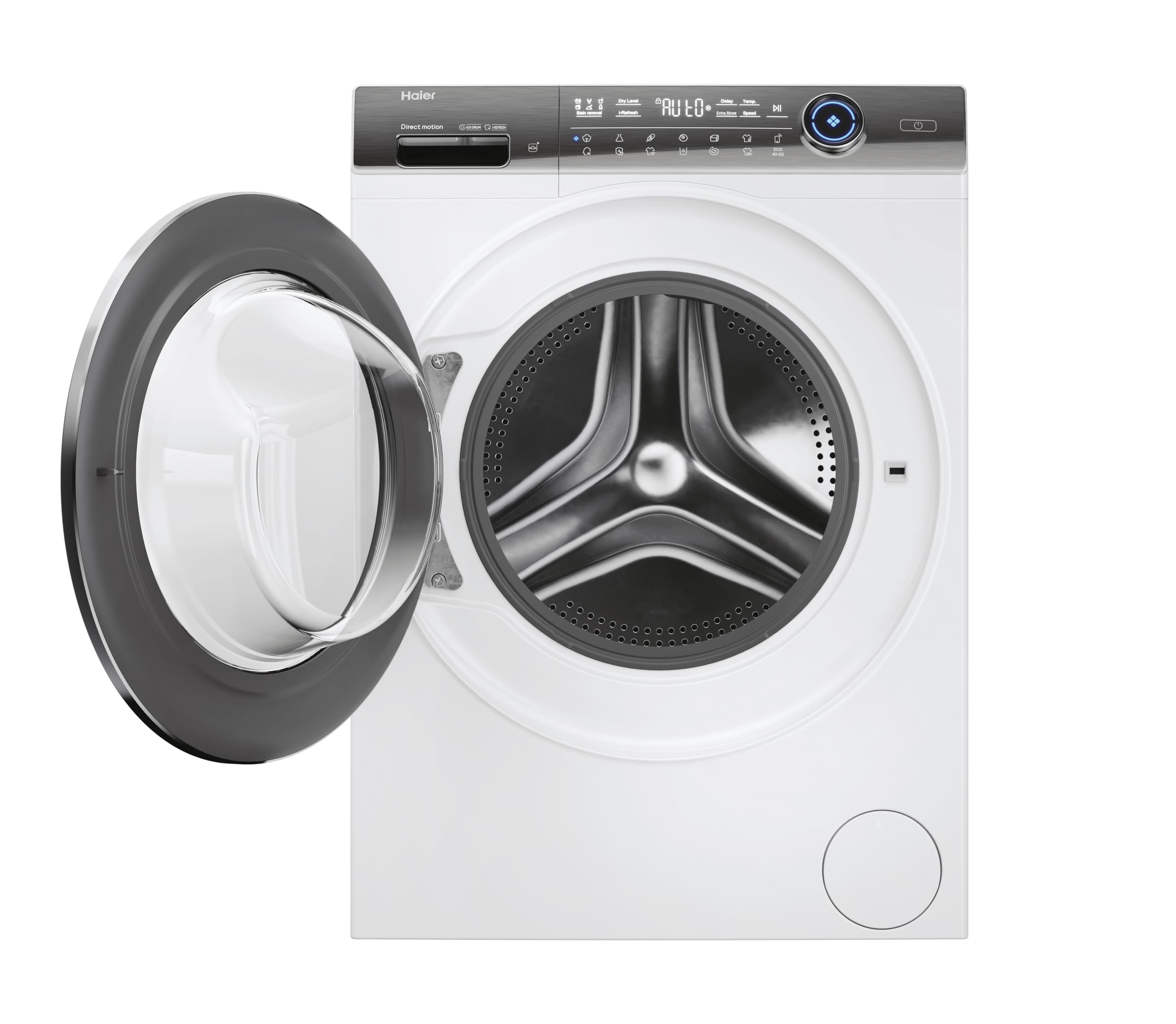 Haier I-Pro Serie 7 Plus Lavasciuga 10+6 Kg, 1400 RPM, Motore Direct Motion, Wi-Fi + Bluetooth, Vapore, Classe A/D, 85x59,5x61,7 cm AxLxP, HWD100-B14979U1
