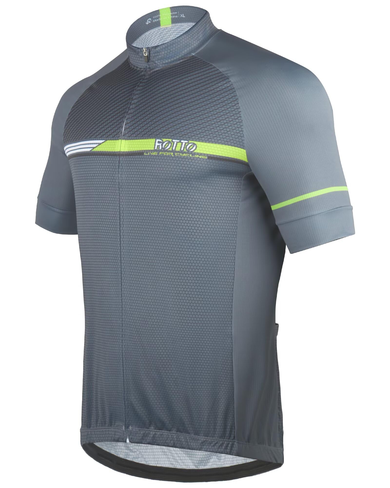 ROTTO Radlerhose Herren Gel-Polsterung Fahrradhose Atmungsak