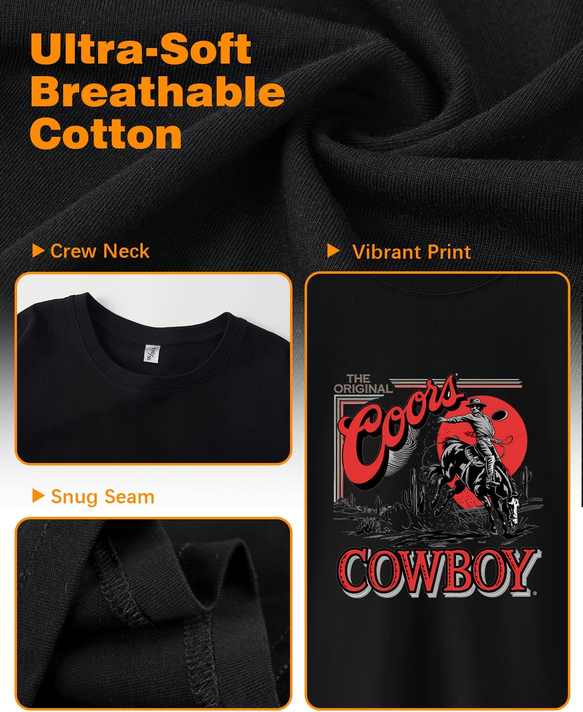 Habudda Cowboy Shirt Toddler Boy Kids Little Cowgirl Western Baby Boys Clothes Short Sleeve T-Shirts Cotton Tops Tee 2T-8Y - Image 4