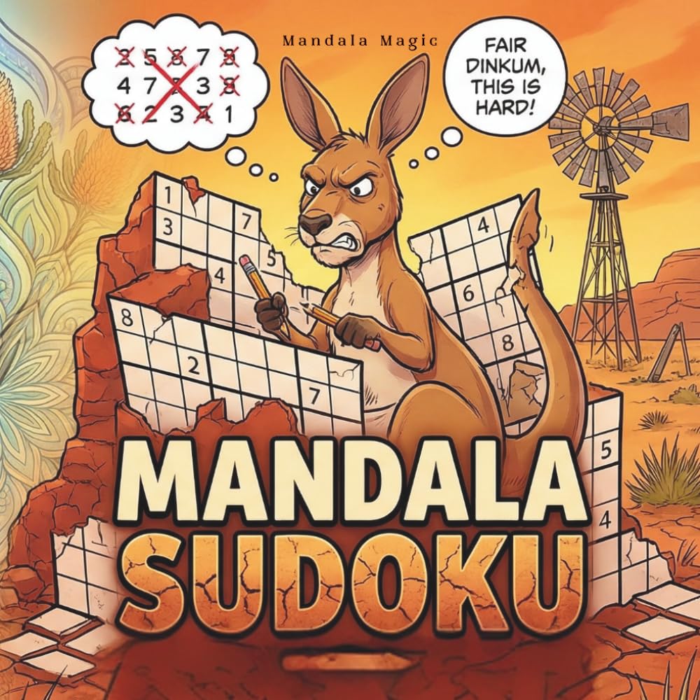 My Sudoku & Mandalas: A Relaxing Blend of Sudoku, Mandalas, and Uplifting Quotes to Calm the Farm