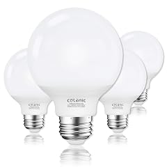 Cotanic G25 LED Globe Light Bulbs 5W Vanity Light Bulb 60W Equivalent Daylight 4000K Non-dimmable Makeup Mirror Lights