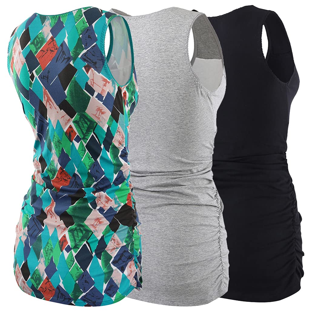 COLOMI Camiseta sin mangas de lactancia para maternidad, camiseta de pijama para lactancia, brasier para dormir para lactancia