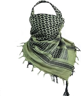 Cotton Shemagh Tactical Military Scarf Palestine Scarf for Men&Women