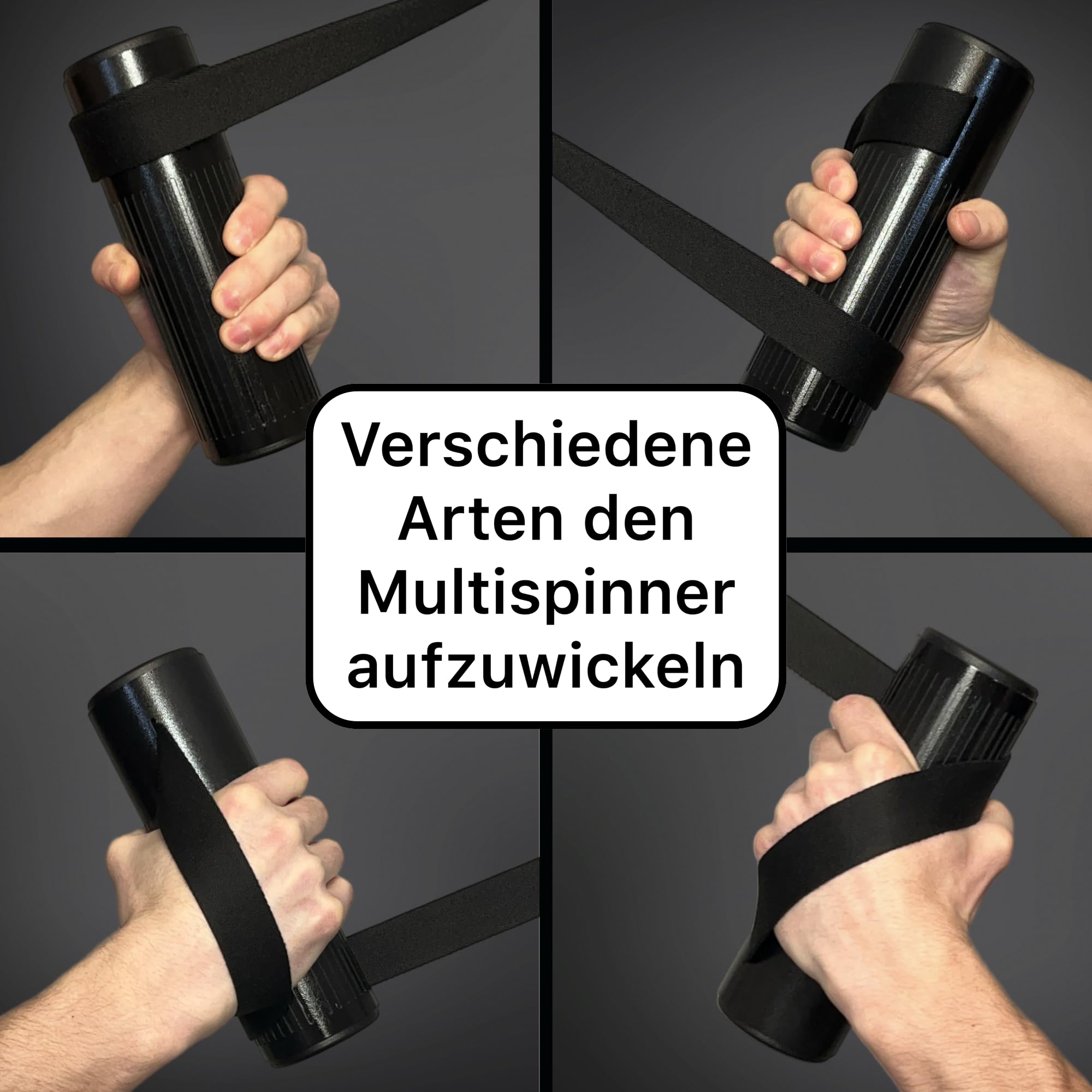 OAP Premium Multispinner Armwrestling, Allenatore per Mano, Dito e Avambraccio – 100% Made in Germany, Compatibile con Cavo e Fasce di Resistenza, Per Home Gym e Palestra