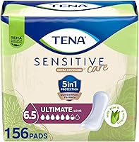 Vista 11 de TENA Almohadillas de incontinencia de cuidado sensible para mujeres, control de vejiga y posparto, máxima absorción, longitud regular, 52