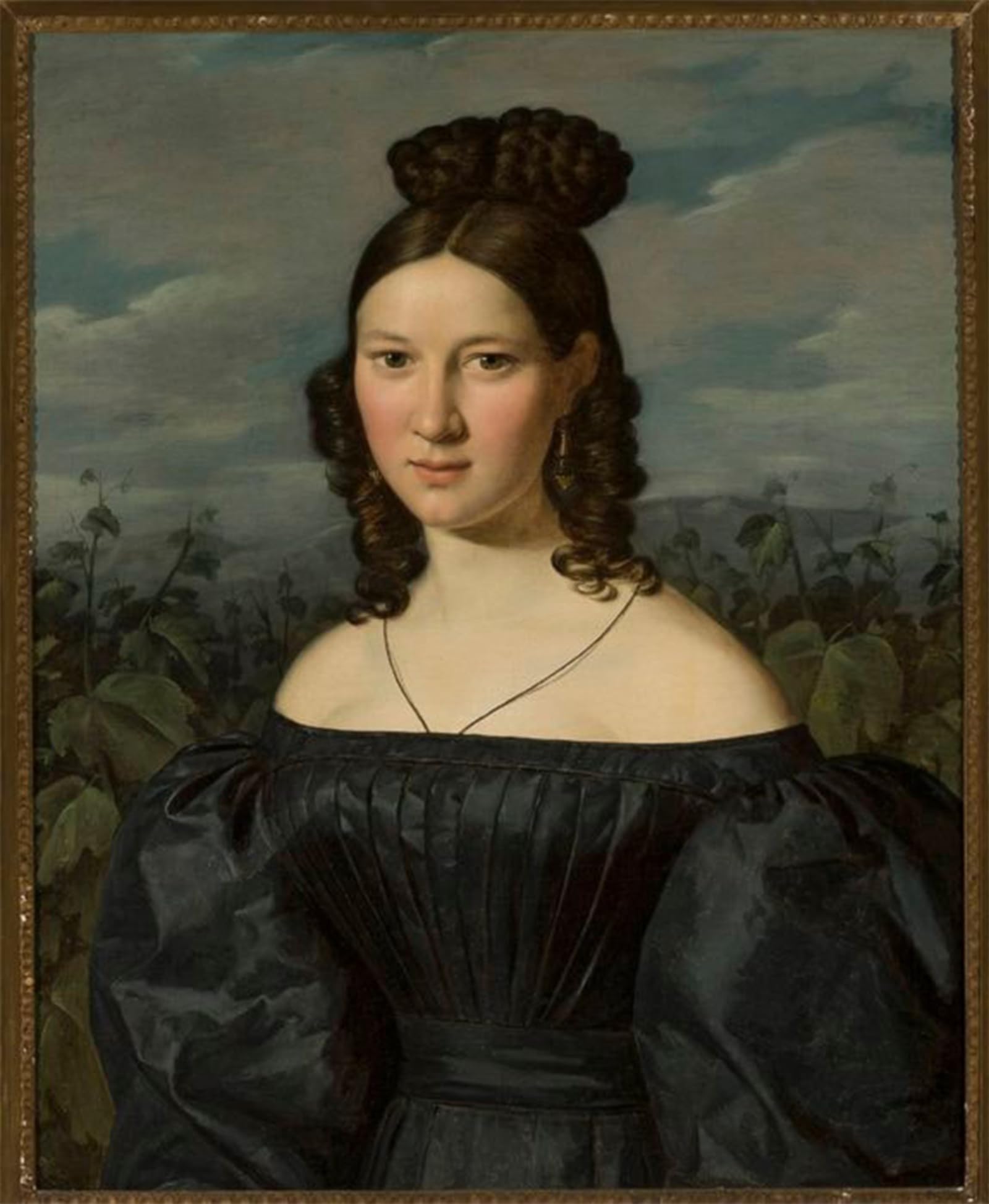 POSTERIIk Famous Animal Posters Vintage Picture Portrait of a Young Lady by Ferdinand Georg Waldmueller Modern Wall Decor for Home Decor 60x90cm