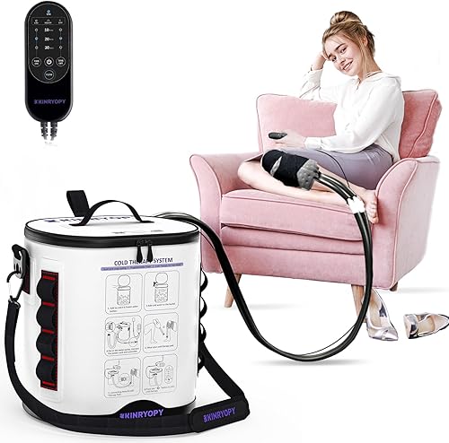 Miniatura 11 de Máquina de Terapia de Frío para Hombro con Temporizador Programable, Máquina de Hielo Portátil para Hombro Después de la Cirugía, Sistema