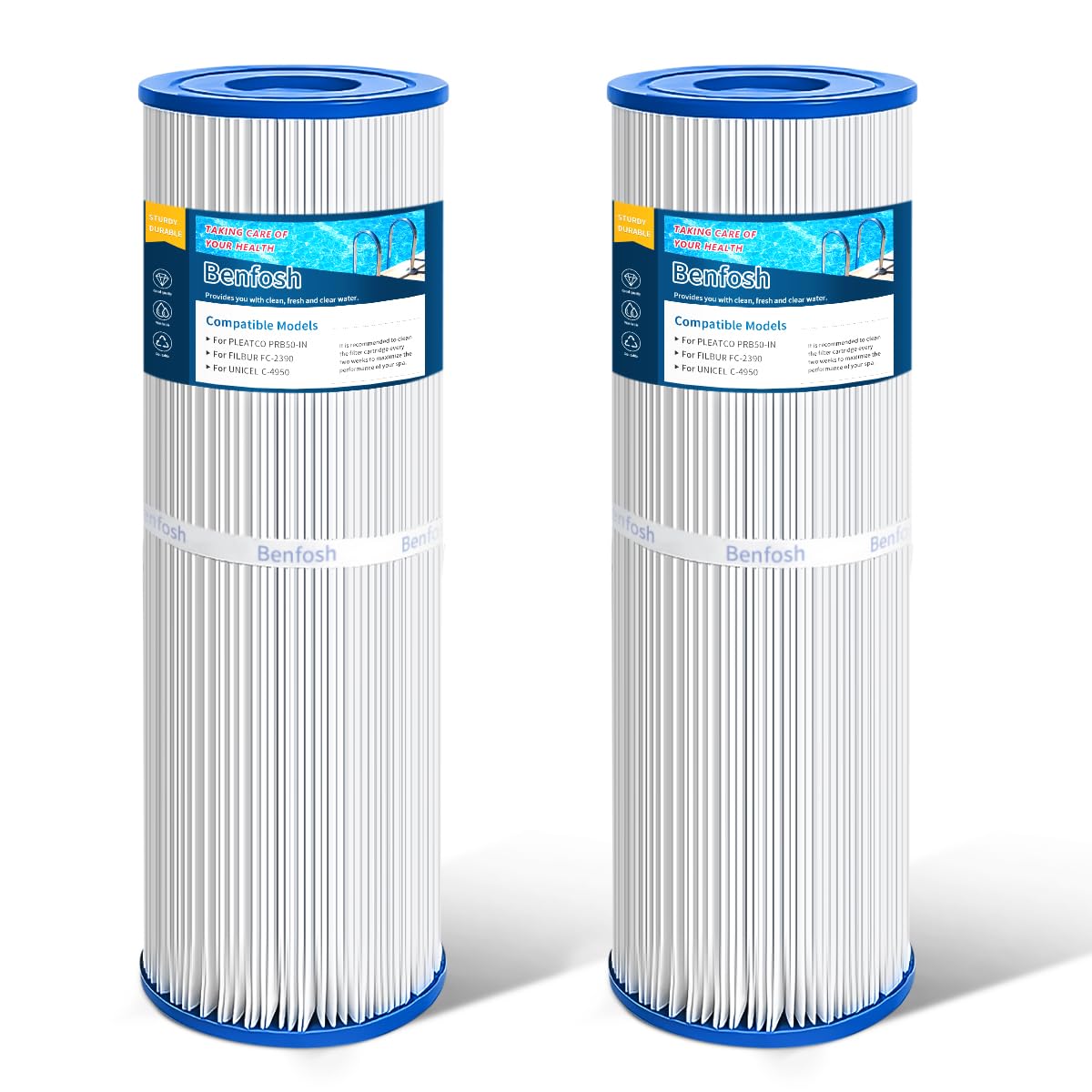 Filtre pour spa chaud pour clarifier l'eau de votre bassin compatible Pleatco PRB50-IN