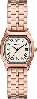 Fossil Women's Harlow Pink Quartz Analog Stainless Steel Watch ES5386
