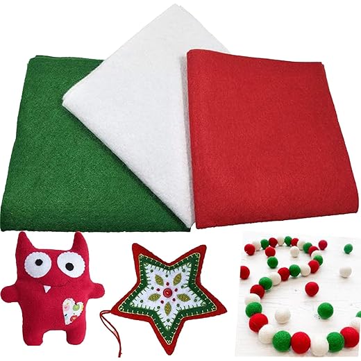 CANVASS Pack of 10 A4 Multicolored Felt Sheets 21x31 cm