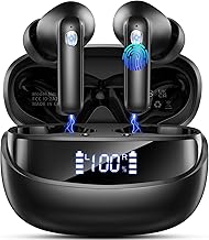 Bluetooth Kopfhörer, Kopfhörer Kabellos Bluetooth 5.4 HiFi Stereo, 50 Std Spielzeit In Ear Kopfhörer mit ENC Noise Cancelling Mics, IP7 Wasserdicht Kabellose Kopfhörer, Ohrhörer mit LED-Anzeige